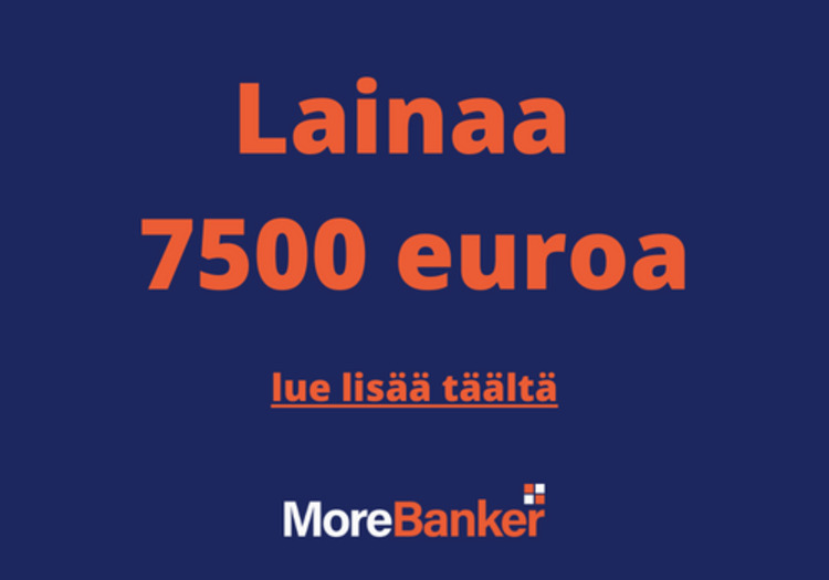 Lainaa 7500 euroa 